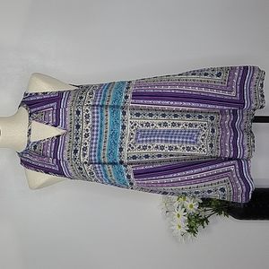 L.N.V. Sleeveless Tent Dress SZ S